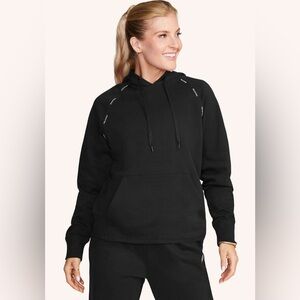 Peloton NEW TWGF‎ Peloton Tape Pullover Hoodie Black Athletic in XS Unisex